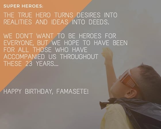 23º aniversário!