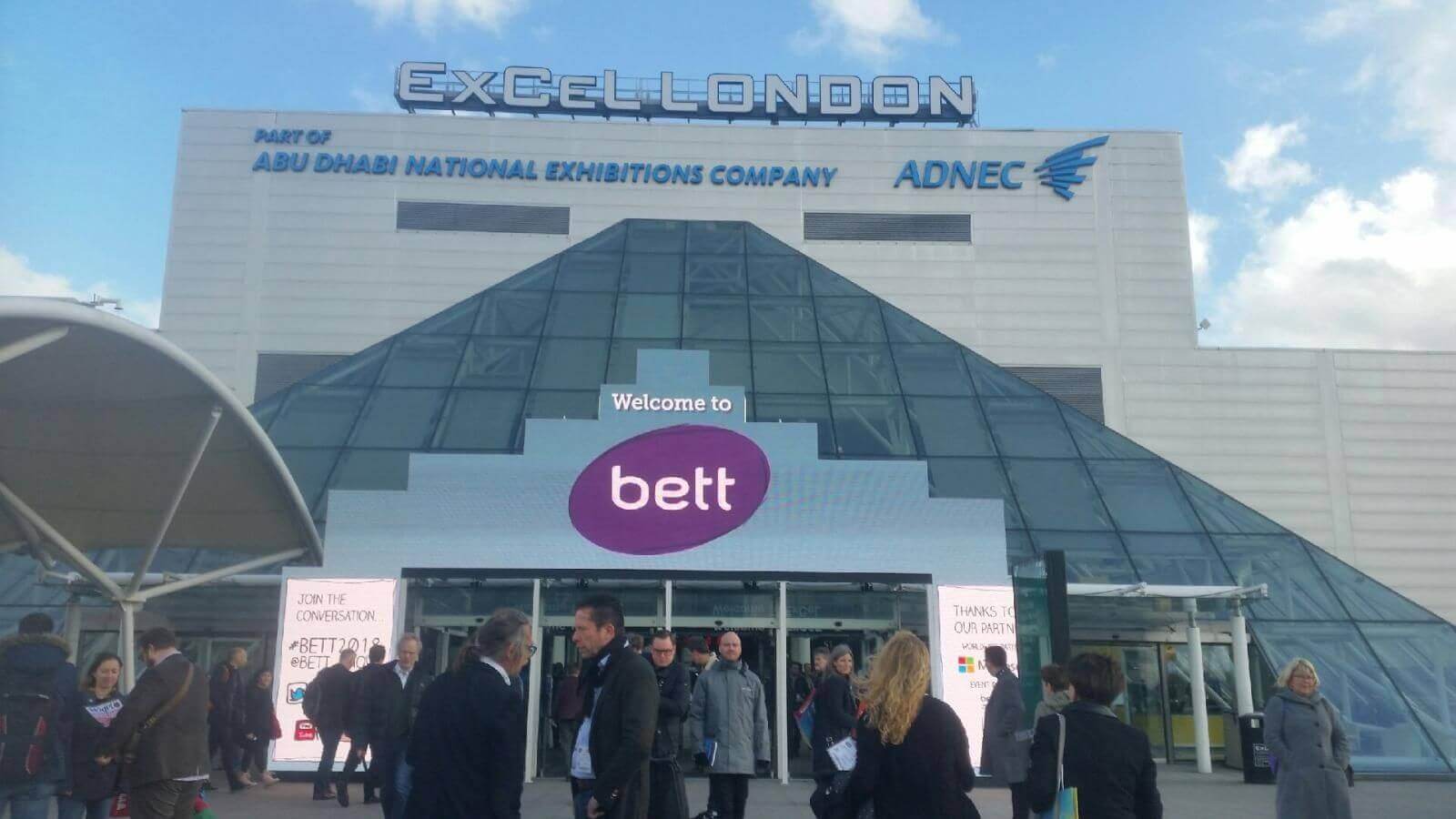 A nossa equipa na BETT SHOW 2018 - LONDRES