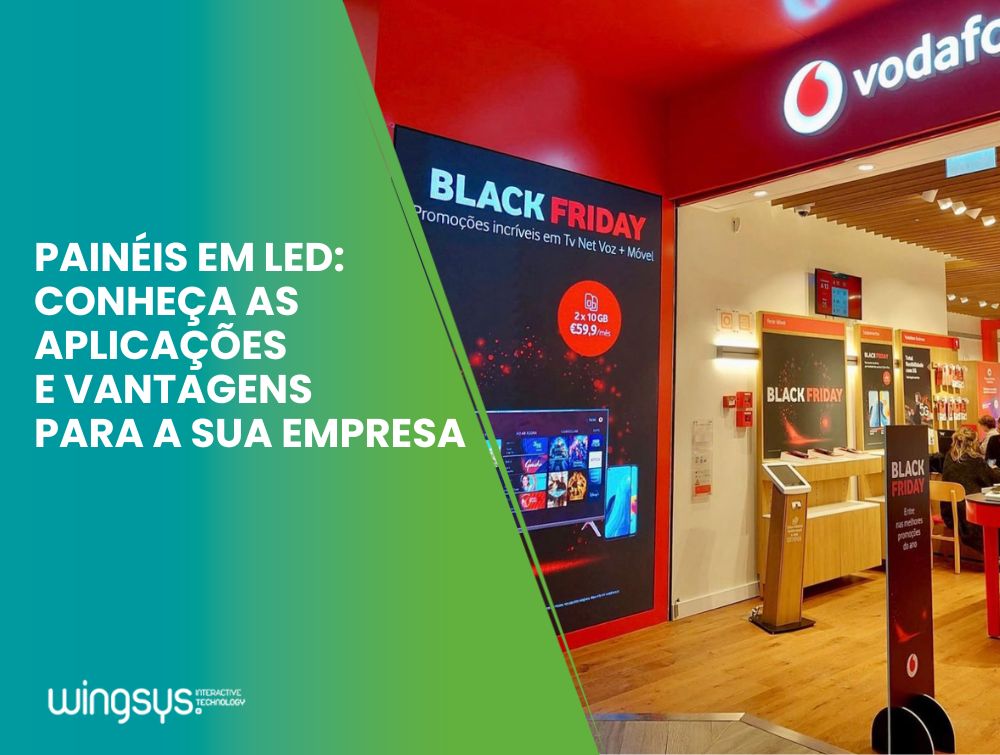 Painéis em LED: conheça as aplicações e as vantagens para a sua empresa