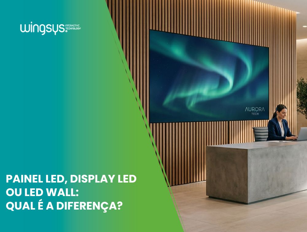 Painel LED, display LED ou LED wall: qual é a diferença?