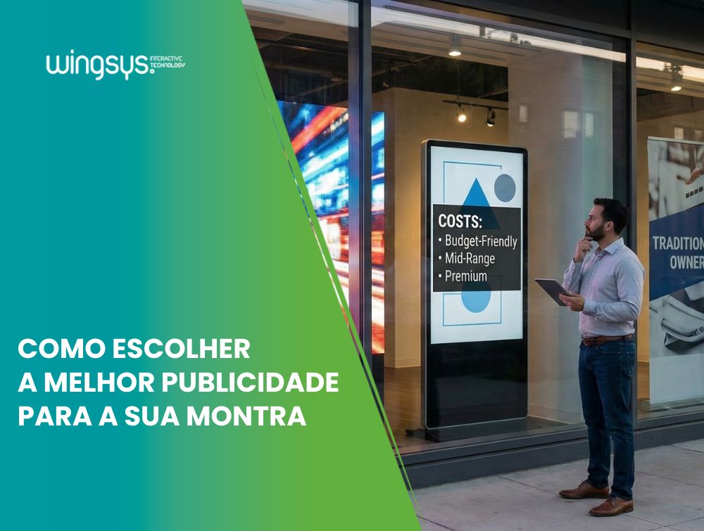 Como escolher a melhor publicidade para a sua montra: soluções, custos e critérios técnicos
