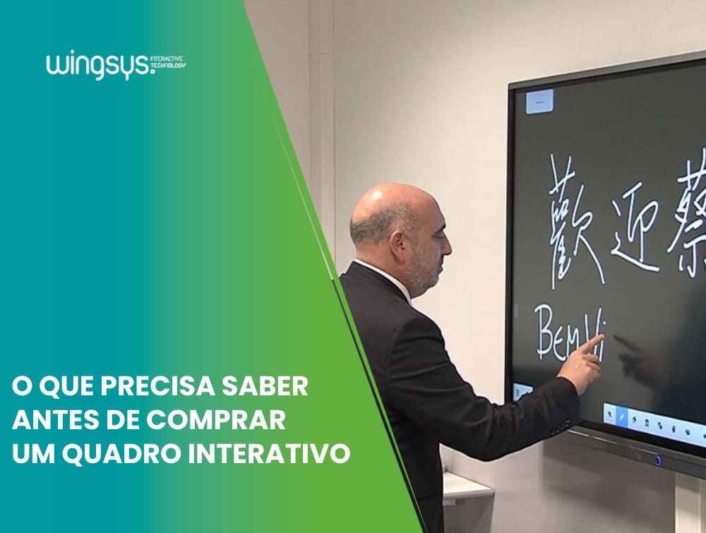 O que precisa saber antes de comprar um quadro interativo para a sua empresa ou escola