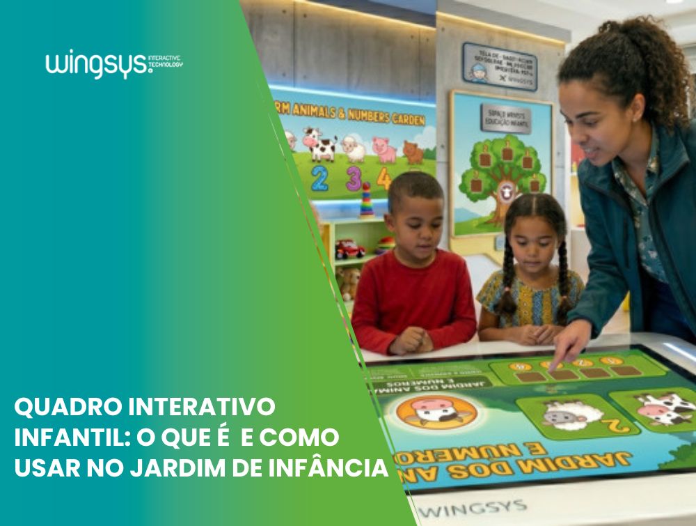 Quadro interativo infantil: o que é e como usar no jardim de infância