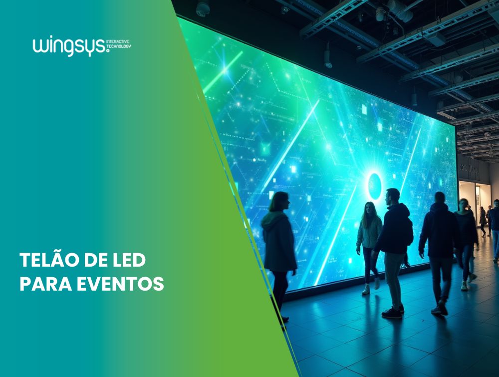 Telão de LED para eventos: software, publicidade, preços e checklist técnica