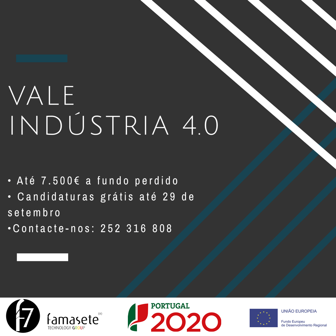 VALE INDÚSTRIA 4.0 | CANDIDATE-SE JÁ