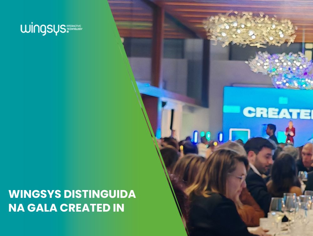 Wingsys distinguida na Gala Created IN 2025